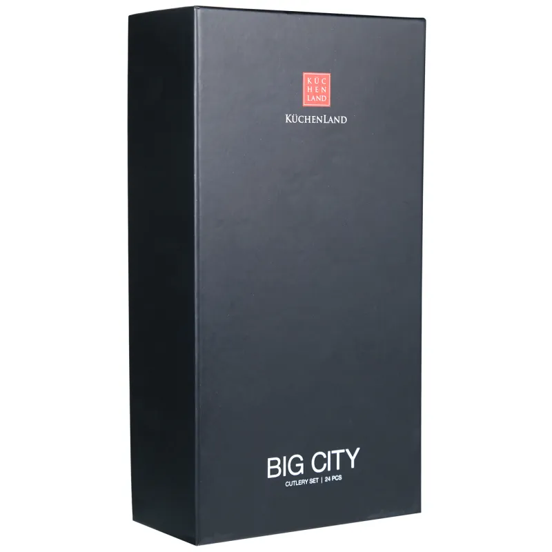 Flatware, 6 pers, 24 pr, steel, Toscana, image-2