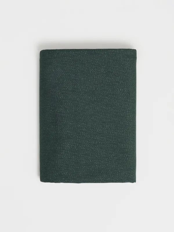 Tablecloth, 160x160 cm, polyester, dark green, Green speckled, image-7