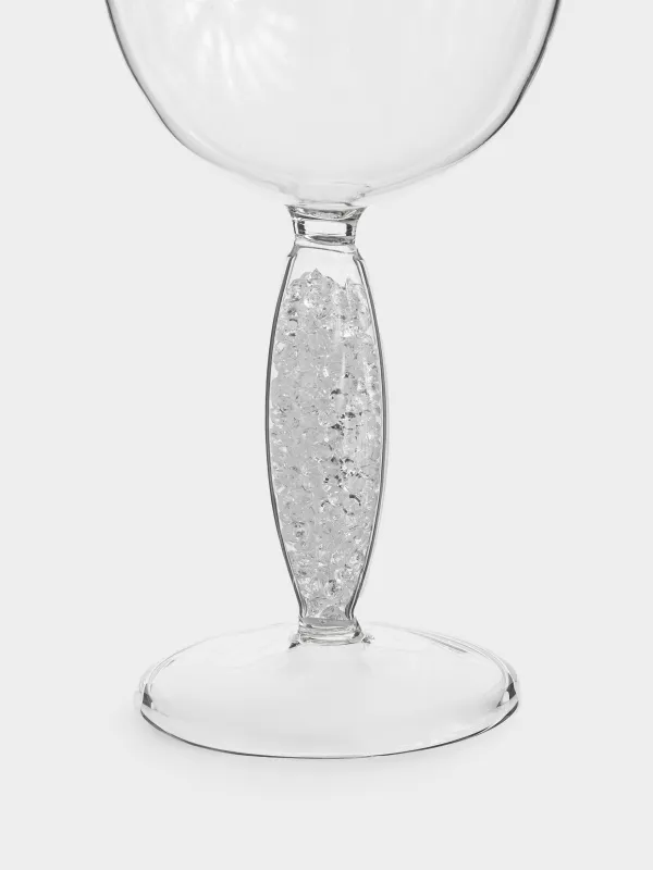 Drinking glass, 490 ml, glass, with crystals inside, Favor crystal, image-1