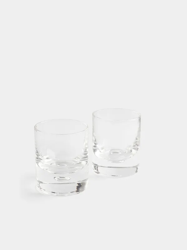 Drinking glass, 9 cm, 240 ml, 2 pcs, glass, Bubble, Dew, image-2