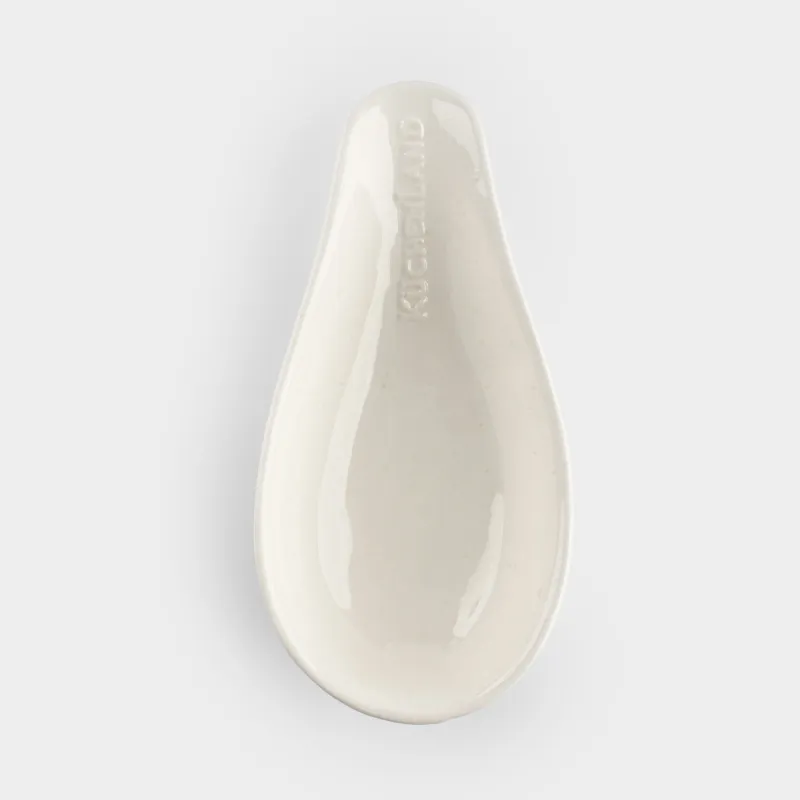 Spoon stand, 20 cm, ceramic, milky beige, speckled, Ceramo speckled