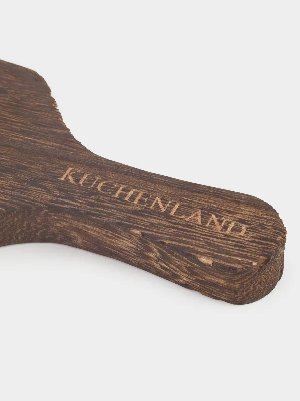 Drinking glass, 80 ml, 4 pcs, on a stand, glass / wood, Lion, Lux elements decor, image-3