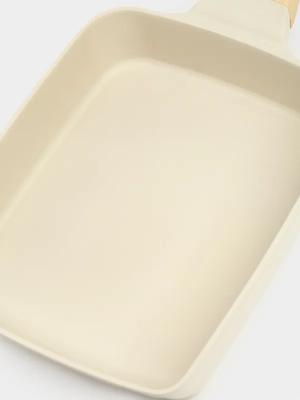 Omelette pan, 18x15 cm, coated, aluminum, beige, Sentimentality, image-2