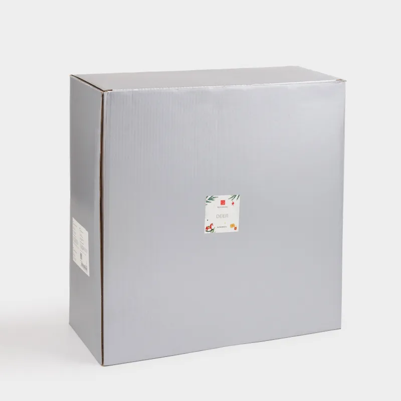 Decorative dish, 33x13 cm, polyresin, golden, Deer antlers, Deer, image-5