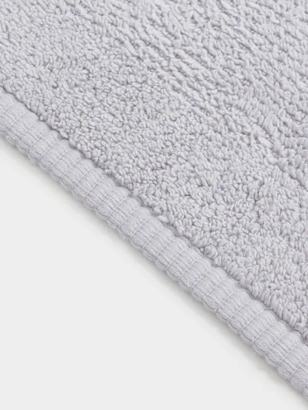 Towel, 70x140 cm, cotton, light gray, Terry cotton, image-4