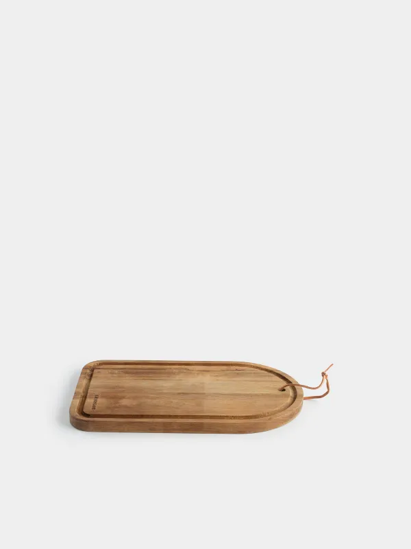 Cutting board, 30x18 cm, wood, Noble tree, image-1