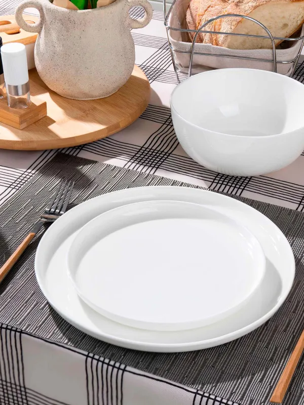 Dessert plate, 20 cm, 2 pcs, porcelain F, white, Ideal white, image-6