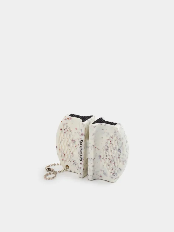 Knife sharpener, 7 cm, plastic/steel, Dairy, Accessories, image-1