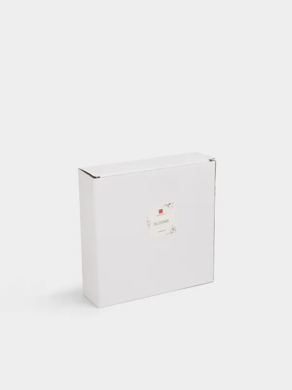 Dish, 20x6 cm, ceramic, white and gold, Flowers, Bloome, image-5