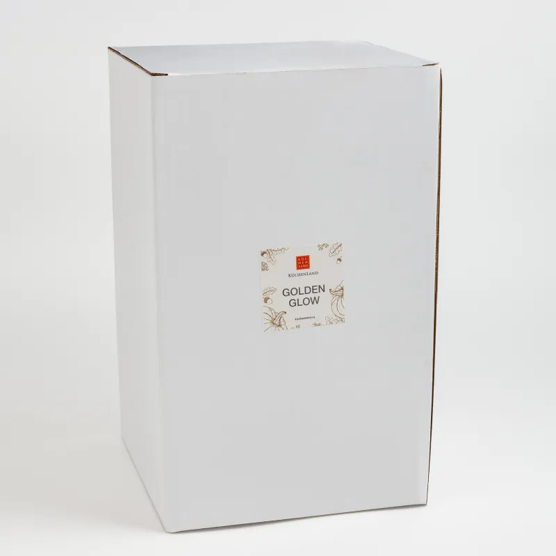 Flower vase, 25 cm, with handle, ceramic, milk, speckled, jug, Golden glow, image-4