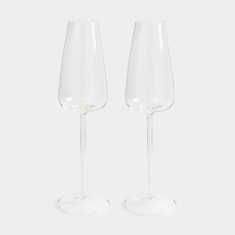 Drinking glass, 270 ml, 2 pcs, B glass / rhinestones, Sorento crystal, image-0