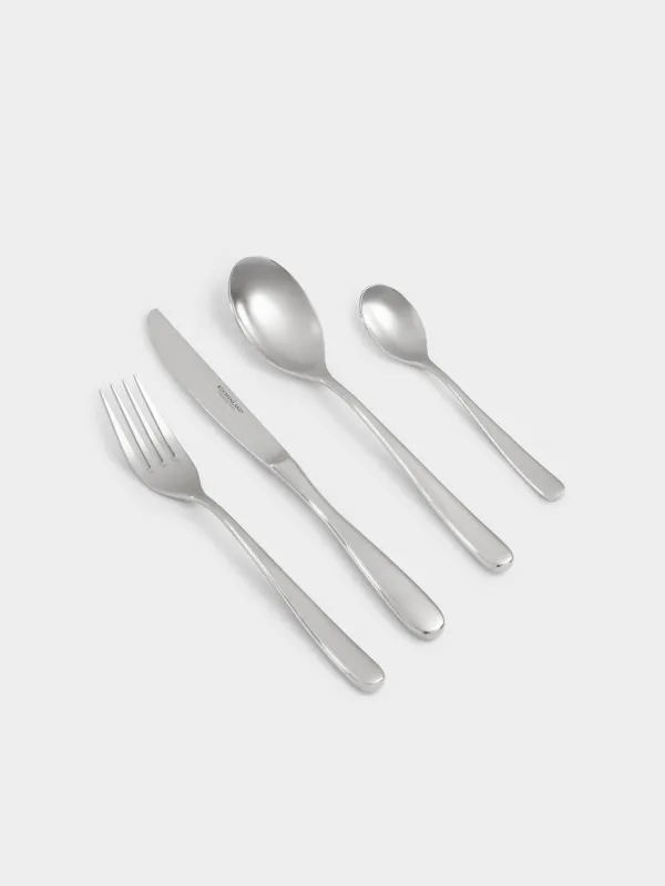 Kitchenware, 6 pers, 24 pcs, steel, Brussels, image-1