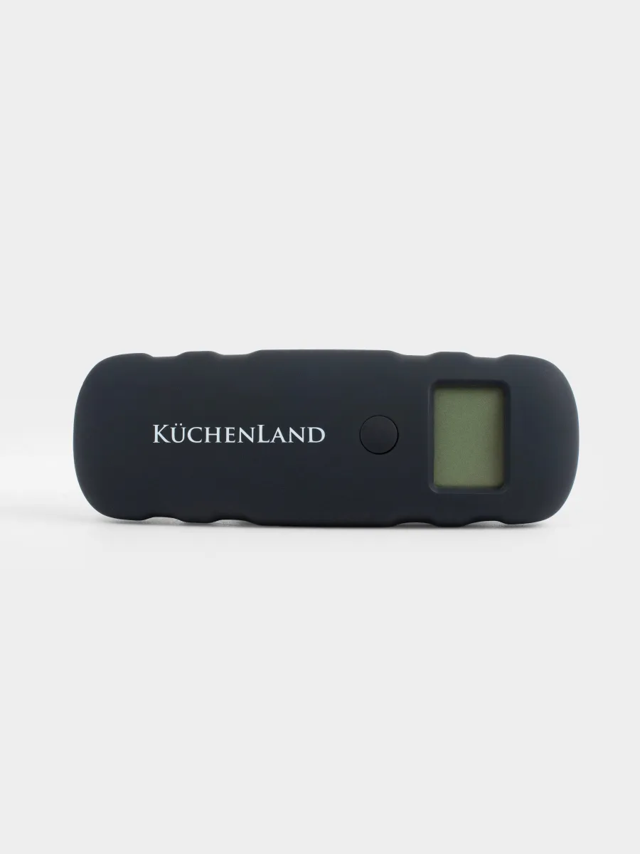 Luggage scale, 12 cm, electronic, plastic, black, Travel, image-0