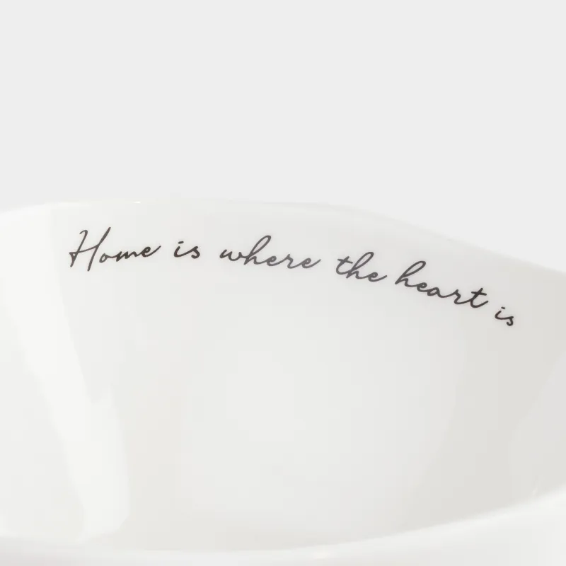 Salad bowl, 15x7 cm, 530 ml, porcelain P, white, House, Amour, image-1