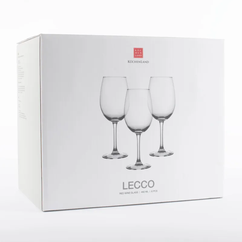 Red wine glass, 460 ml, 6 pcs, glass, Lecco, image-5