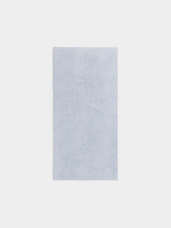 Towel, 70x140 cm, cotton, blue, Terry cotton, image-1