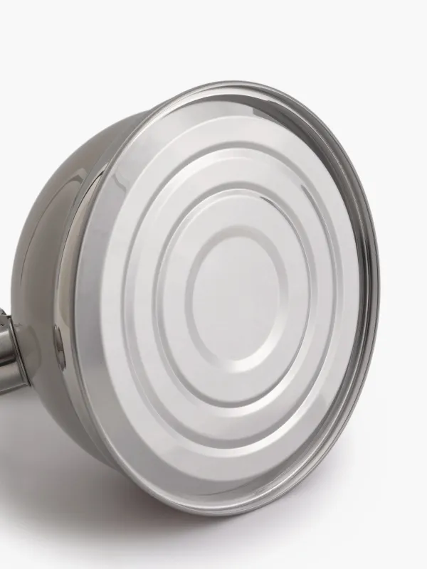 Teapot, 2.7 L, with whistle, steel, grey, Whistle, image-6