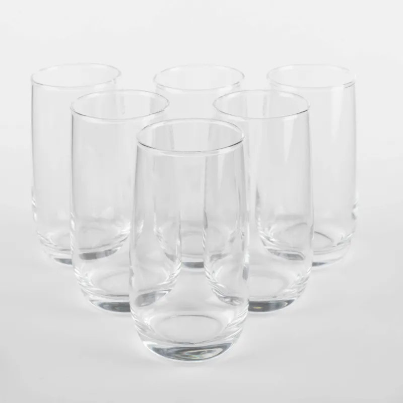 Glass, 13 cm, 360 ml, 6 pcs, glass, Lecco, image-1