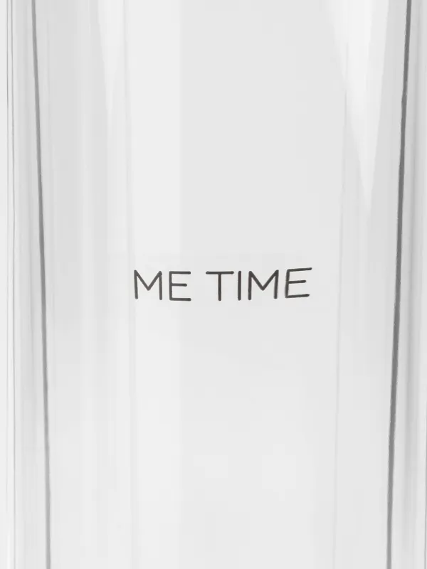 Cotton pad container, 7x20 cm, with lid, plastic, Basic font, image-2