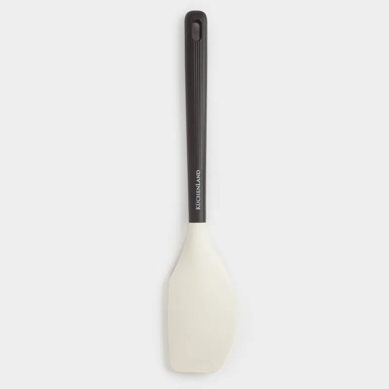 Spatula, 32 cm, silicone / plastic, beige-black, Service