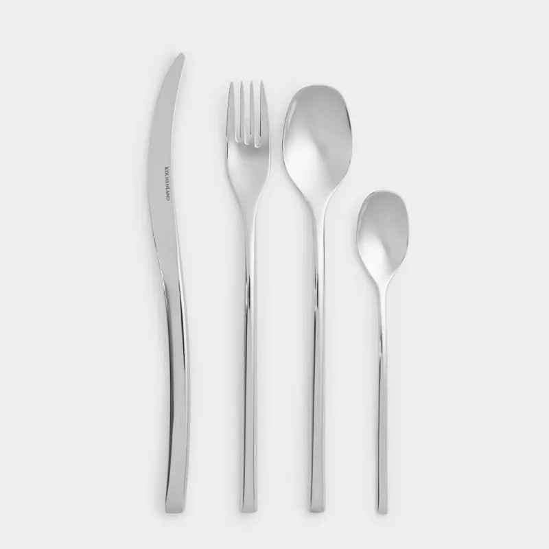 Kitchenware, 6 pers, 24 pcs, steel, New York City