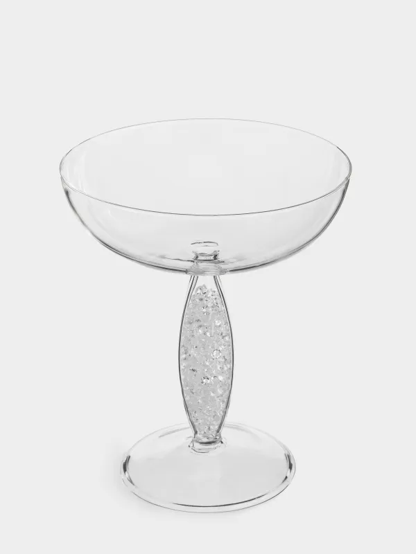 Drinking glass, 220 ml, glass, with crystals inside, Favor crystal, image-1