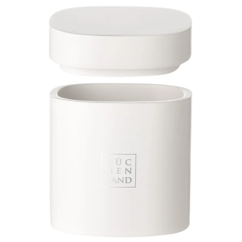 Bathroom box, 10x8 cm, polyresin, white, Vesta, image-2