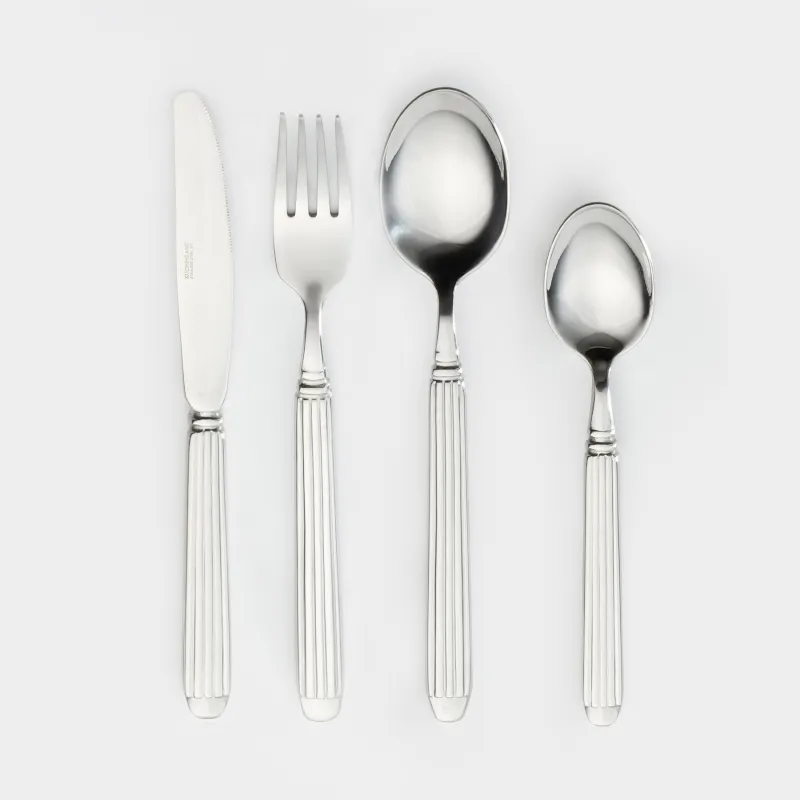 Cutlery, 6 persons, 24 items, steel, Florence