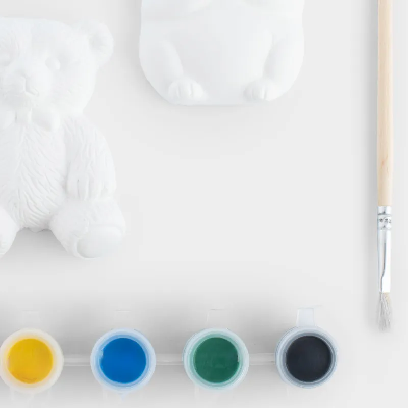 Set for creativity, 2 items, plaster, painting, Bear and hamster, Creative, image-3