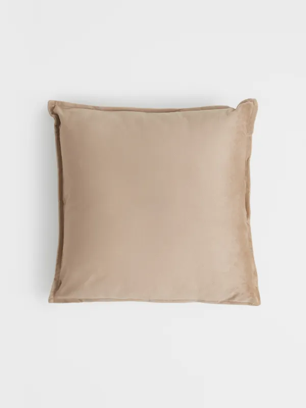 Decorative pillow, 45x45 cm, velvet, sand, Silk velvet, image-0