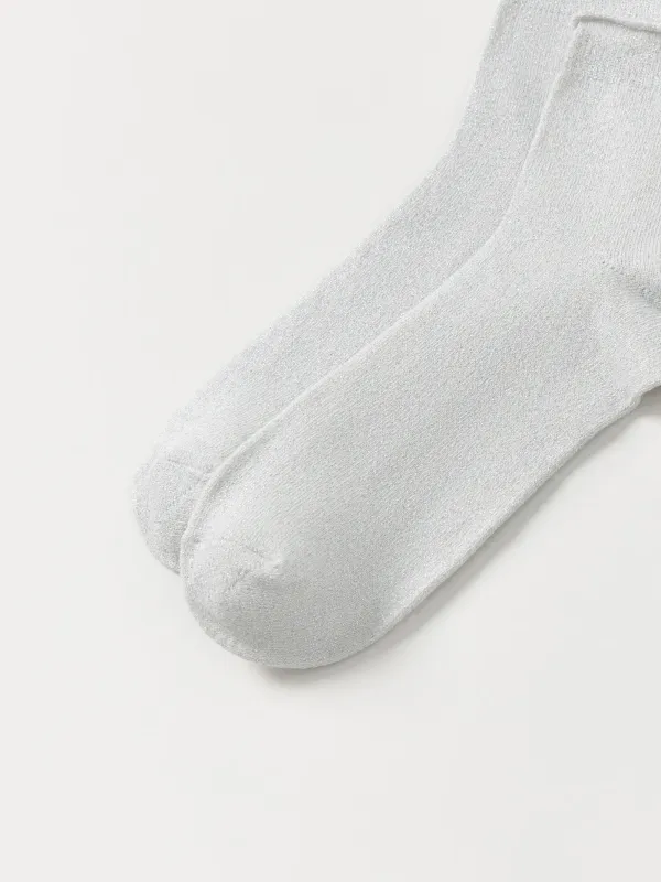 Women's socks, size 36-38, cotton / polyester, milky, Glint, image-2