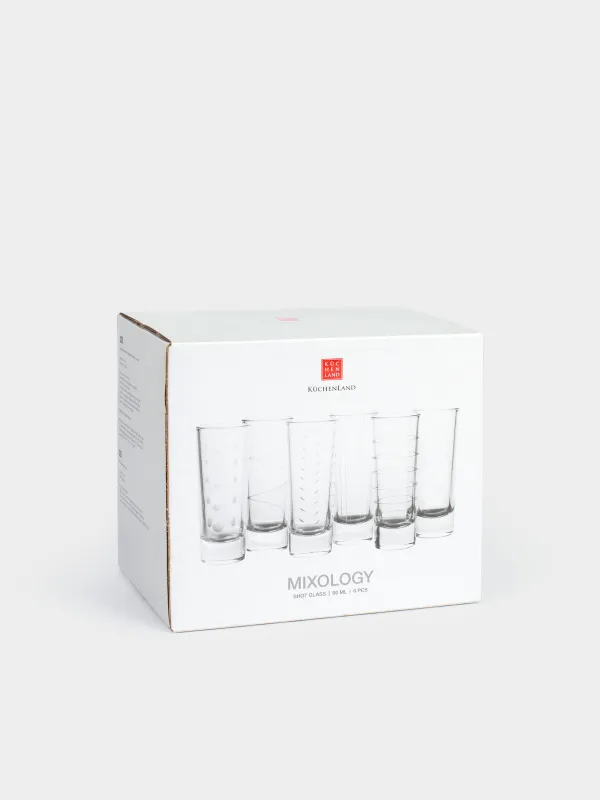 Drinking glass, 60 ml, 6 pcs, glass, Mixology, image-4