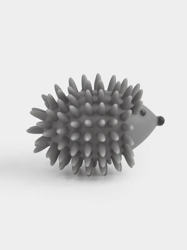 Washing ball, 9 cm, PVC, grey, Hedgehog, Washing ball, image-1