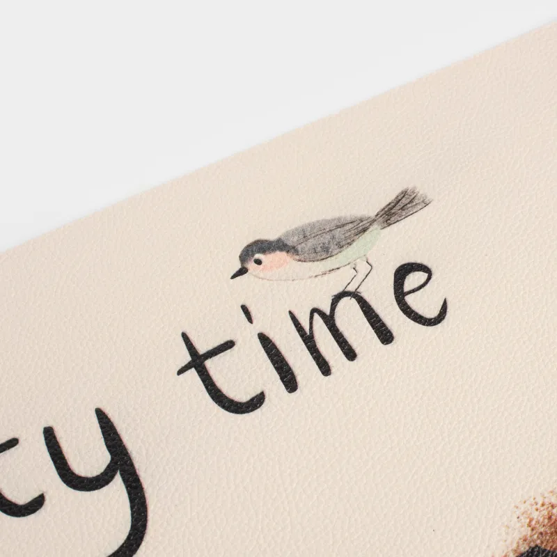 Placemat, 33x46 cm, PVC, rectangular, beige, Tasty time, Rock print, image-5