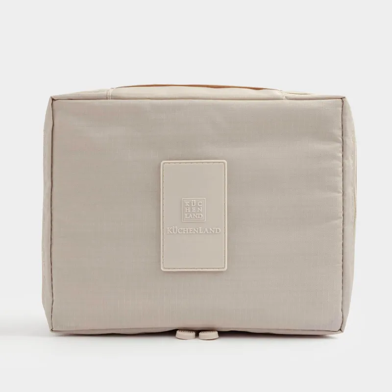 Travel Cosmetic Bag, 21х16 cm, polyester, beige, Easy Travel