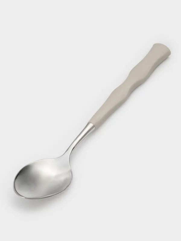 Dining spoon, 2 pcs, steel / plastic, beige, Bends, Toronto, image-2