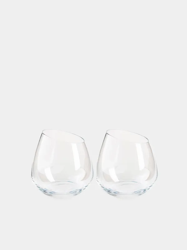 Glass, 11 cm, 400 ml, 2 pcs, glass, mother of pearl, Charm L polar, image-0