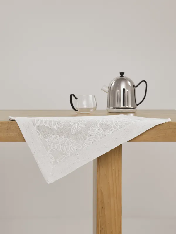 Placemat, 30x45 cm, polyester, rectangular, milky, Leaves, Fall foliage, image-6