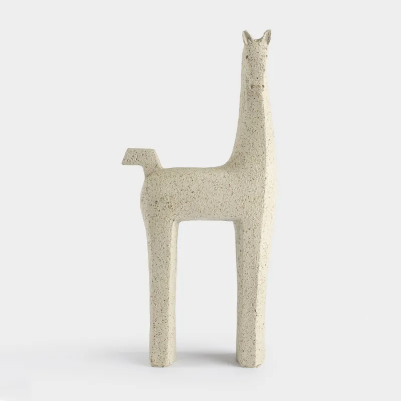 Statuette, 25 cm, polyresin, white, Horse, Horse white