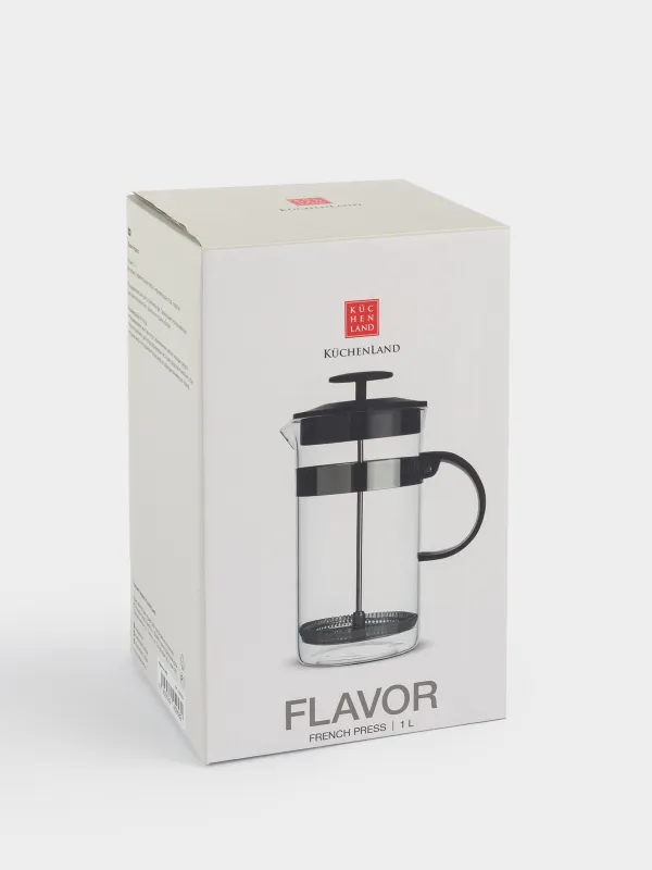 French press, 1 l, used glass / steel, Flavor, image-6