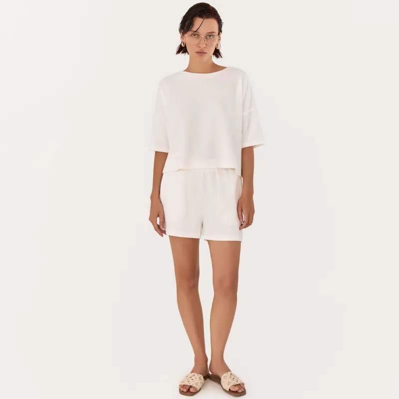 Women's T-shirt, size L, cotton / polyester, white, Peggy