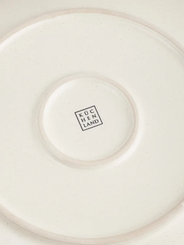 Dinner plate, 27 cm, ceramic, milky, Crumpled effect, Crumple creme, image-5