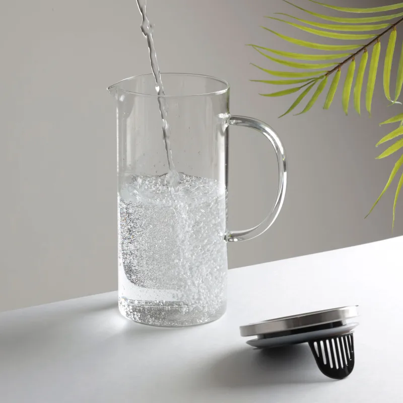 Jug, 1,4 l, with filter lid, glass B, Apple, image-5