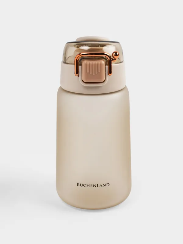 Water bottle, 500 ml, plastic, Beige, Aquatic, image-0