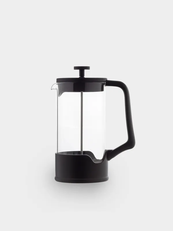 French press, 1 l, glass B/steel, black, Liberica, image-4