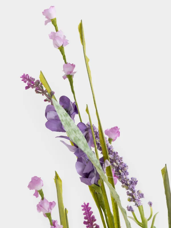 Decorative branch, 86 cm, plastic / polyester, Purple bells, Flower garden, image-2
