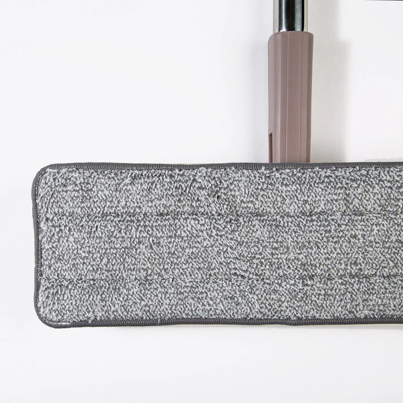 Mop with bucket, with spin and cleaning, rectangular, white-purple, Mop, image-6