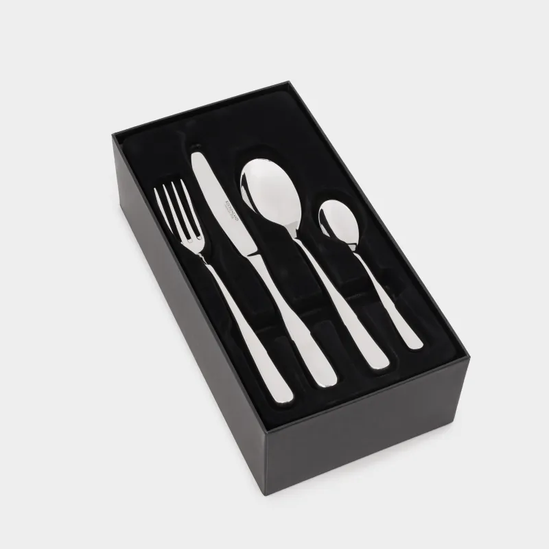 Kitchenware, 6 pers, 24 pcs, steel, Brussels, image-1