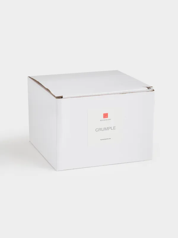 Tea pair, 1 person, 2 itemsr, 350 ml, porcelain P, white, Crumpled effect, Crumple, image-4