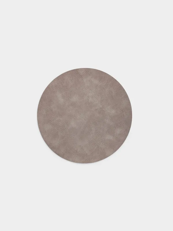 Napkin for appliances, 33 cm, PVC, round, dark brown, Rock, image-0